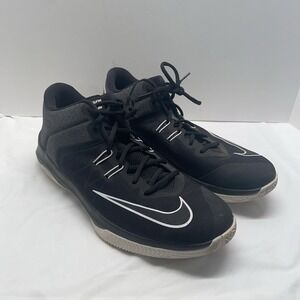 Nike Air Versatile II 921692-001 Mid Basketball Shoes Black White Men's Size 13